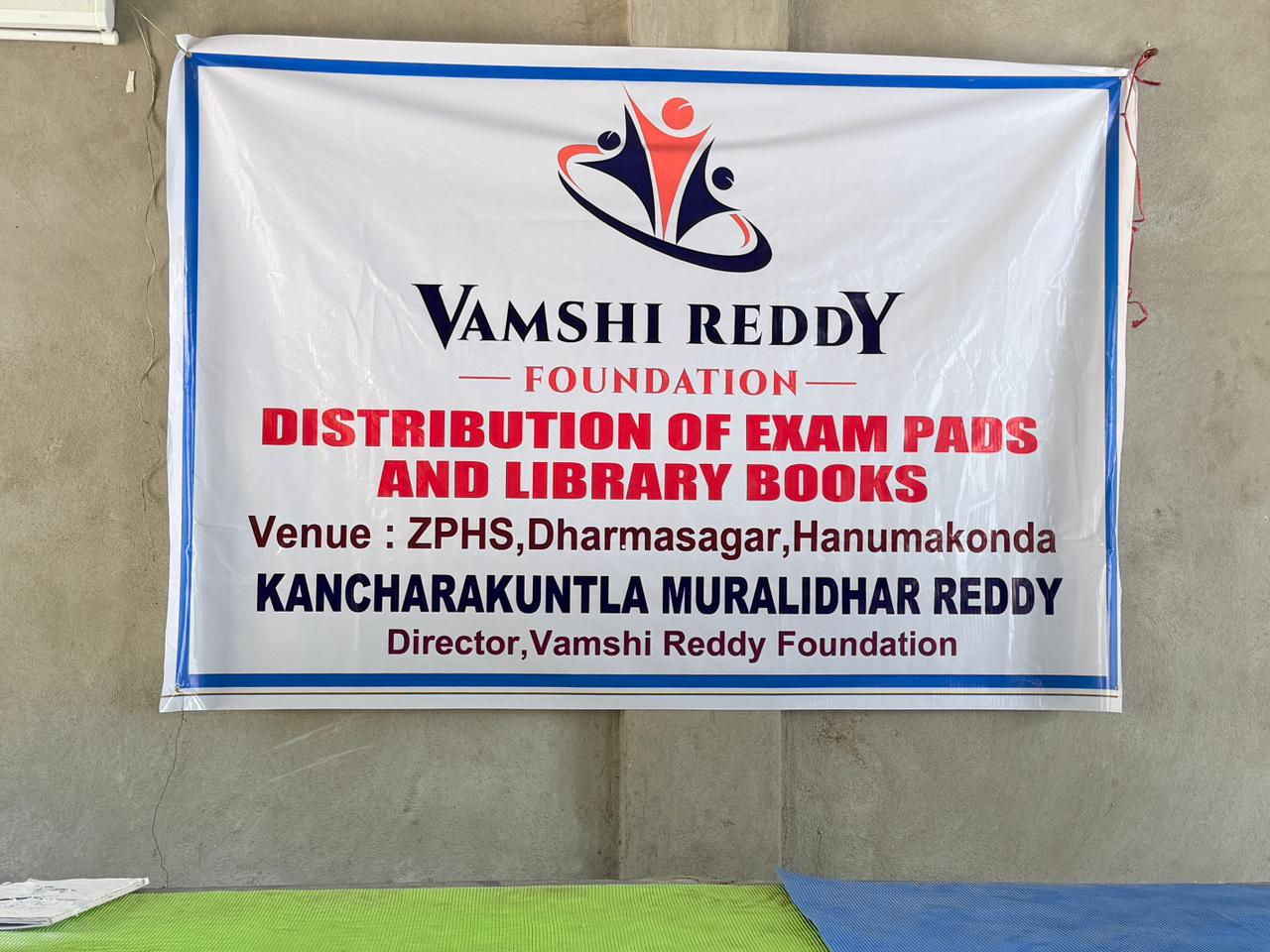 Distribution of Exam Pads and Library Books (10th class Students)